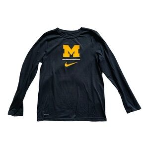 Michigan Wolverines Dri-Fit long sleeve shirt